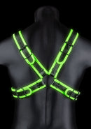 GLOW IN THE DARK CROSS HARNESS L/XL