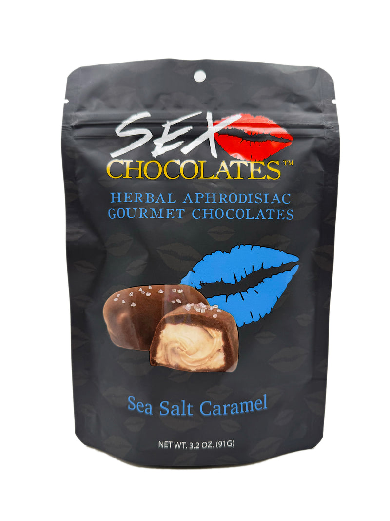 APRODISIAC CHOCOLATES SEA SALT & CARAMEL 3.2OZ