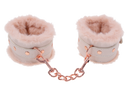 PEACHES & CREAM FUR HANDCUFFS