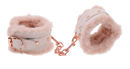 PEACHES & CREAM FUR HANDCUFFS