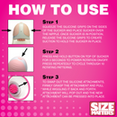 SIZE UP NIPPLE SUCKERS PINK