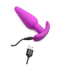 BANG! ULTRA ANAL PLUG WITH REMOTE PURPLE