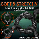 CREATURE COCKS BLACK CAIMAN COCK RING