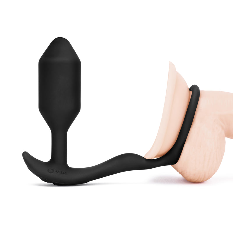 VIBRATING SNUG & TUG MEDIUM BLACK