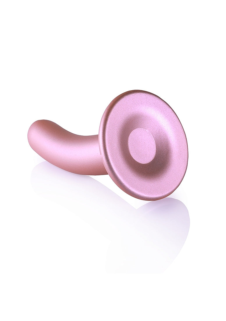 SMOOTH G SPOT 5" DILDO ROSE GOLD