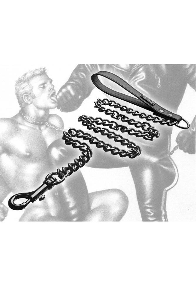 TOM OF FINLAND GUN METAL LEASH