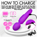BANG! DIGITAL DISPLAY WAND PURPLE