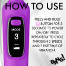 BANG! DIGITAL DISPLAY WAND PURPLE