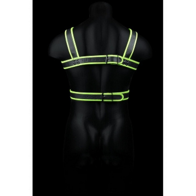 OUCH! GLOW IN THE DARK CHEST HARNESS S/M