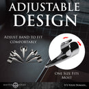 Adjustable design: bend the band to fit comfortably; one size fits most