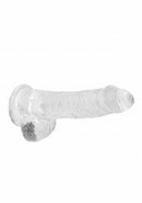 REALROCK 6" DILDO CLEAR