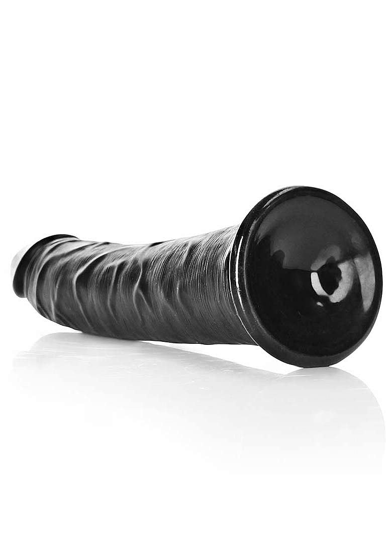 REALROCK 7" SLIM DILDO BLACK