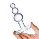 GLAS BEADED ANAL PLUG 4"