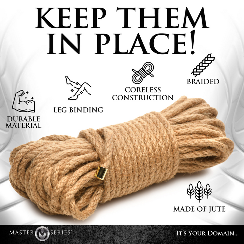 MASTER SERIES BRAIDED JUTE ROPE 50M