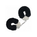 OUCH! HEAVY DUTY FLUFFY CUFFS BLACK