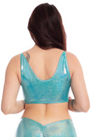 MARINE TWINKLE CROP TOP O/S