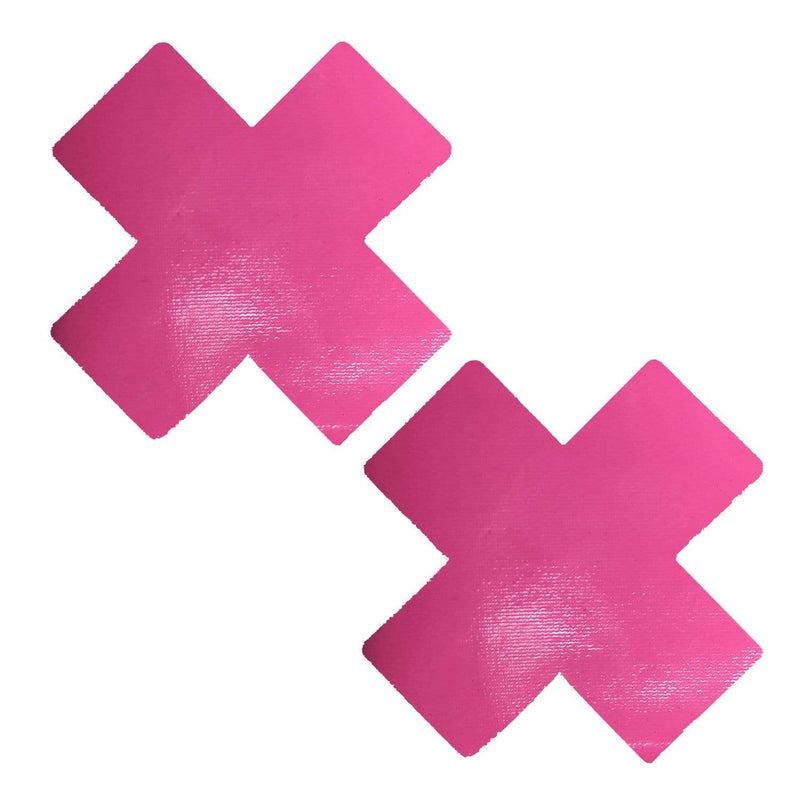 NEVA NUDE WETLOOK PINK X PASTIES