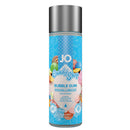 JO Candy Shop Bubble Gum, 2 oz: water-based flavored lubricant in a bottle with a blue candy label