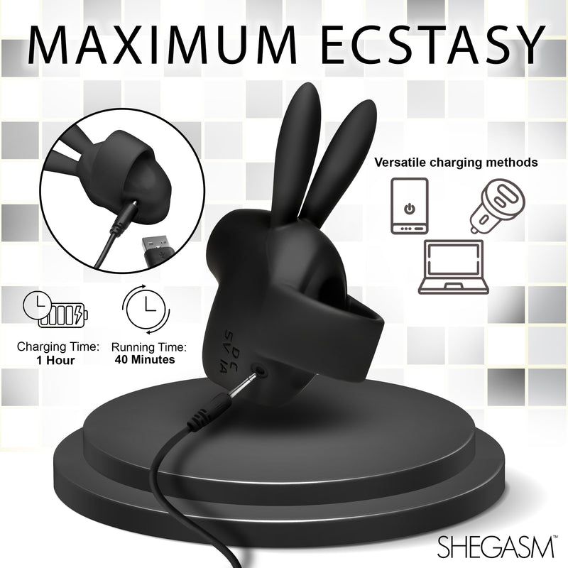 SHEGASM SUCKY BUNNY BLACK