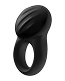 SATISFYER SIGNET VIBRATING RING BLACK