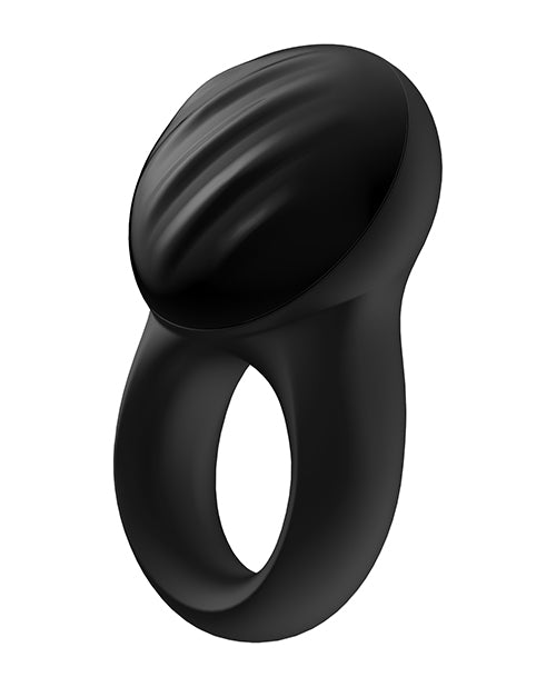 SATISFYER SIGNET VIBRATING RING BLACK