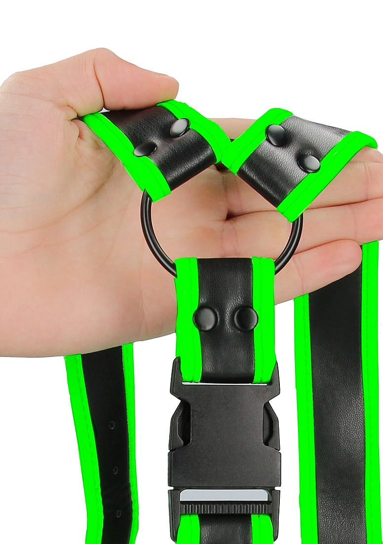 GLOW IN THE DARK BUCKLE HARNESS L/XL