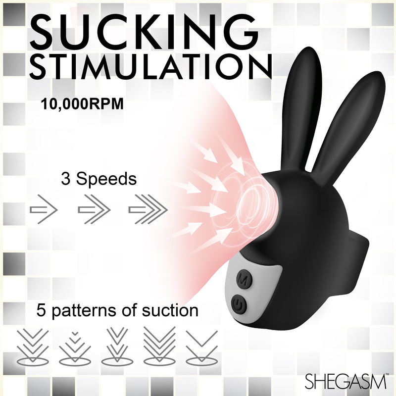 SHEGASM SUCKY BUNNY BLACK