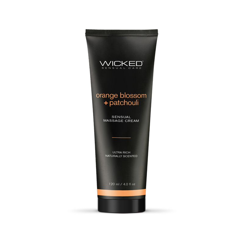 WICKED  MASSAGE CREAM ORANGE PATCHOULI 4OZ