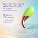 BLOOMING BLISS 4PC MINI WAND EGG VIBRATIOR WITH REMOTE