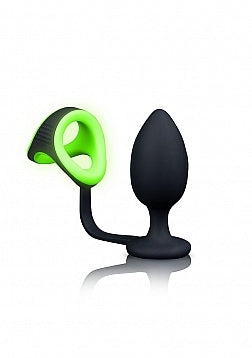 GLOW IN THE DARK PLUG WITH BALL STRAP