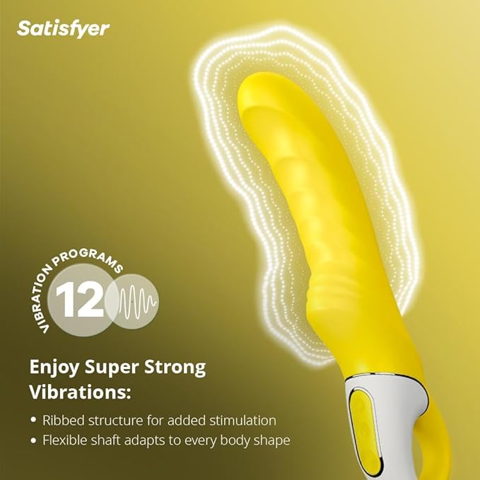 SATISFYER YUMMY SUNSHINE G SPOT VIBE YELLOW