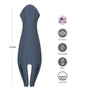 LEO VIBRATING HEAD TICKLER GRAY