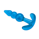 BLUE LINE BEGINNERS BEADED ANAL PLUG 3.5"