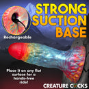 CREATURE C*CKS PHOENIX VIBRATING DILDO WITH REMOTE