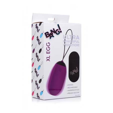 VIBRATING EGG  XL PURPLE