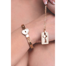 MASTER SERIES CUFFED BRACELET & KEY NECKLACE ROSE GOLD
