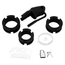 BLUE LINE SILICONE MINI C*CK CAGE WITH BALL DIVIDER BLACK
