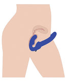 REVOLVER STRAPLESS STRAP ON G SPOT VIBRATING DILDO