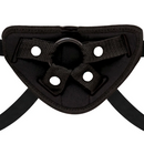 LUX FETISH STRAP ON HARNESS & VIBRATING 6.5" DILDO WHITE