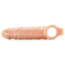 Side view of the Clearly Ample sleeve showing the ball loop and closed tip