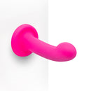 TOGETHER VIBES POP STRAP ON HARNESS & 5.5" PINK DILDO