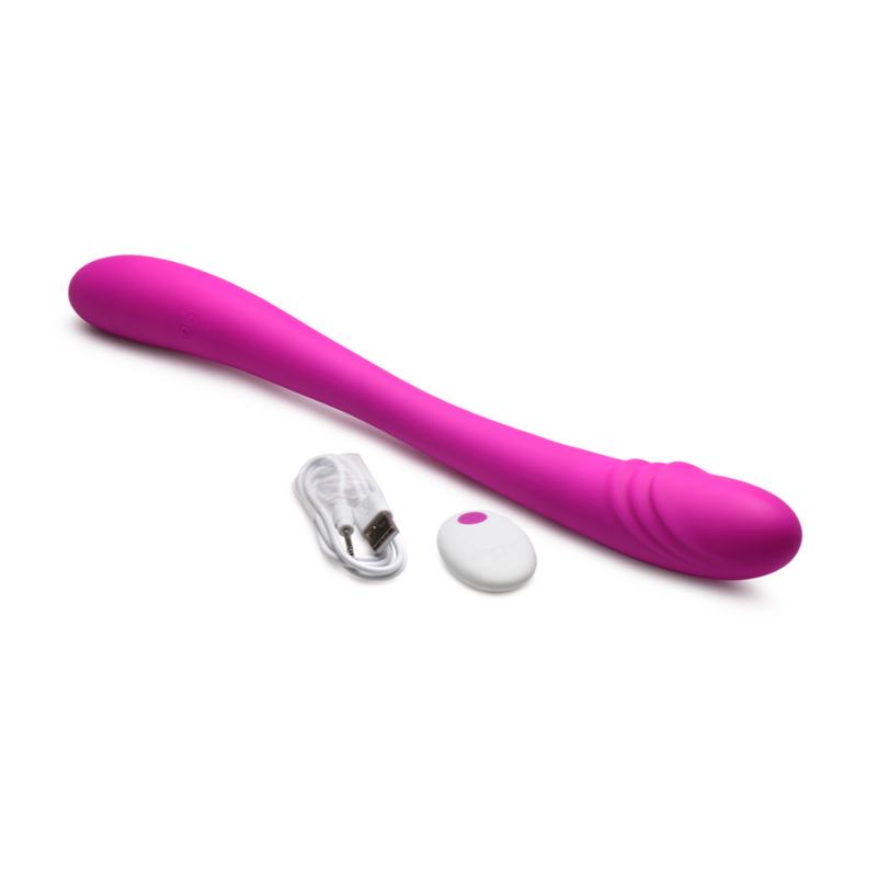 INMI DOUBLE TEAM DILDO PINK WITH REMOTE