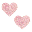 NEVA NUDE PINK GLITTER HEART PASTIES