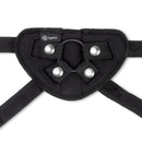 TOGETHER VIBES TILT STRAP ON HARNESS &  6.5" VIBRATING PURPLE DILDO