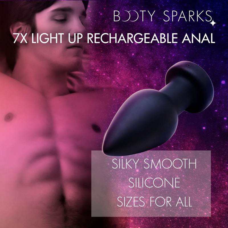 BOOTY SPARKS LED LIGHT UP ANAL PLUG LARGE