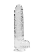 REALROCK 9" DILDO CLEAR