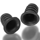 RIBNIBS SPRINGY RIBBED NIPPLE SUCKERS BLACK