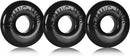 ATOMIC JOCK DONUT C*CK RINGS 3CT BLACK