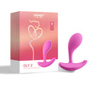 OLY 2 PRESSURE SENSING CLIT & G SPOT VIBE PURPLE
