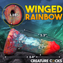 CREATURE C*CKS PHOENIX VIBRATING DILDO WITH REMOTE